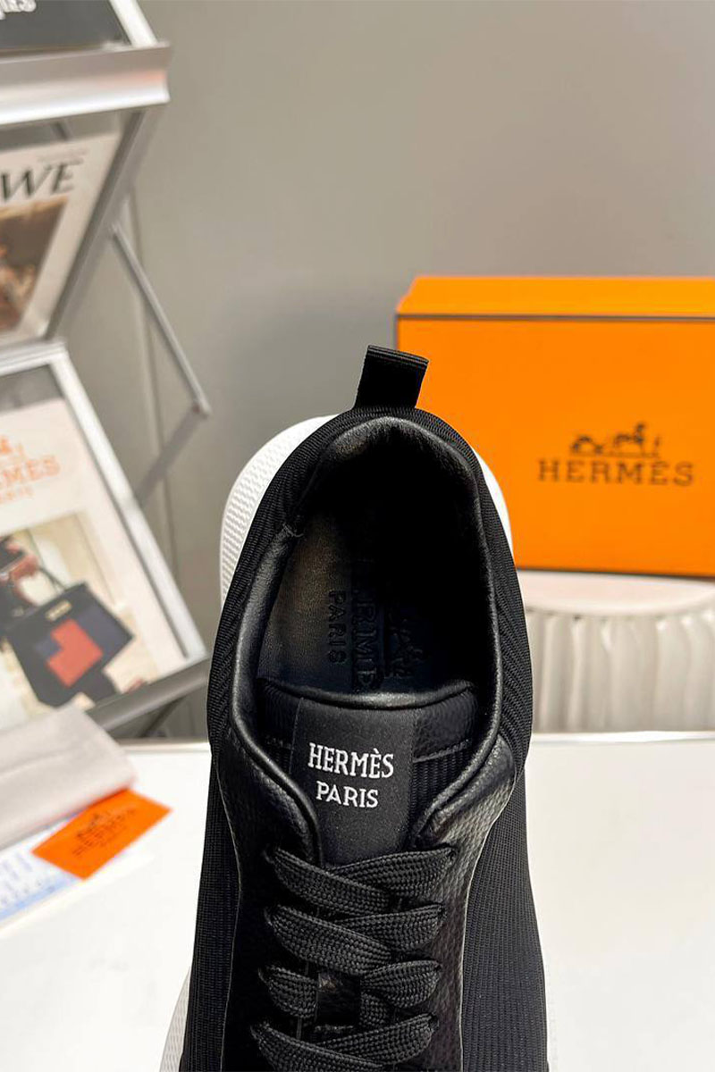 Hermes Мужские кроссовки Drift - Black / White