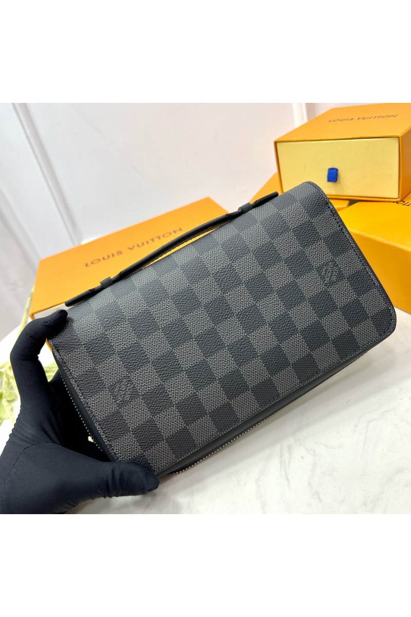 Lоuis Vuittоn Кожаное портмоне Zippy XL Premium 22x12x5 см