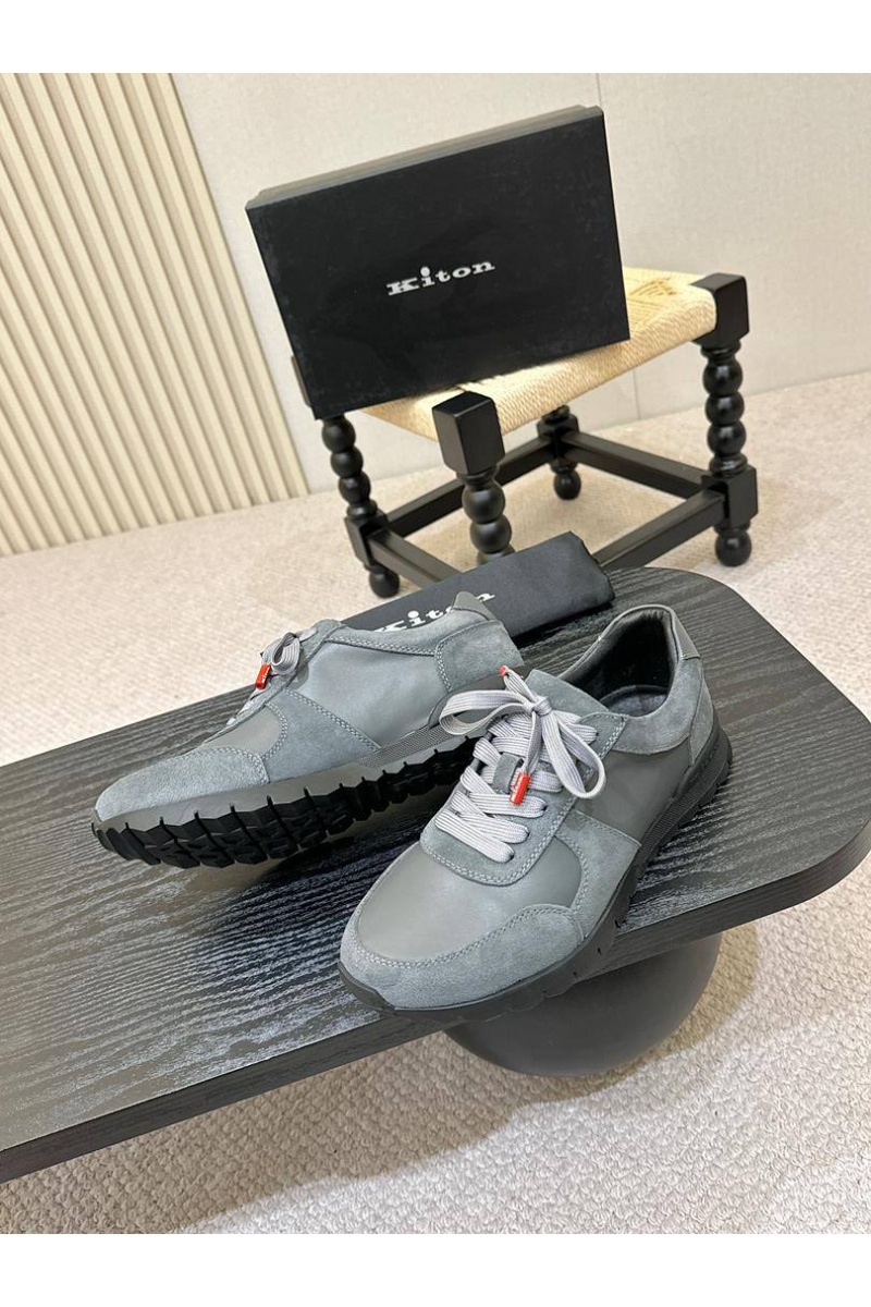 Kiton Мужские комбинированные кроссовки 