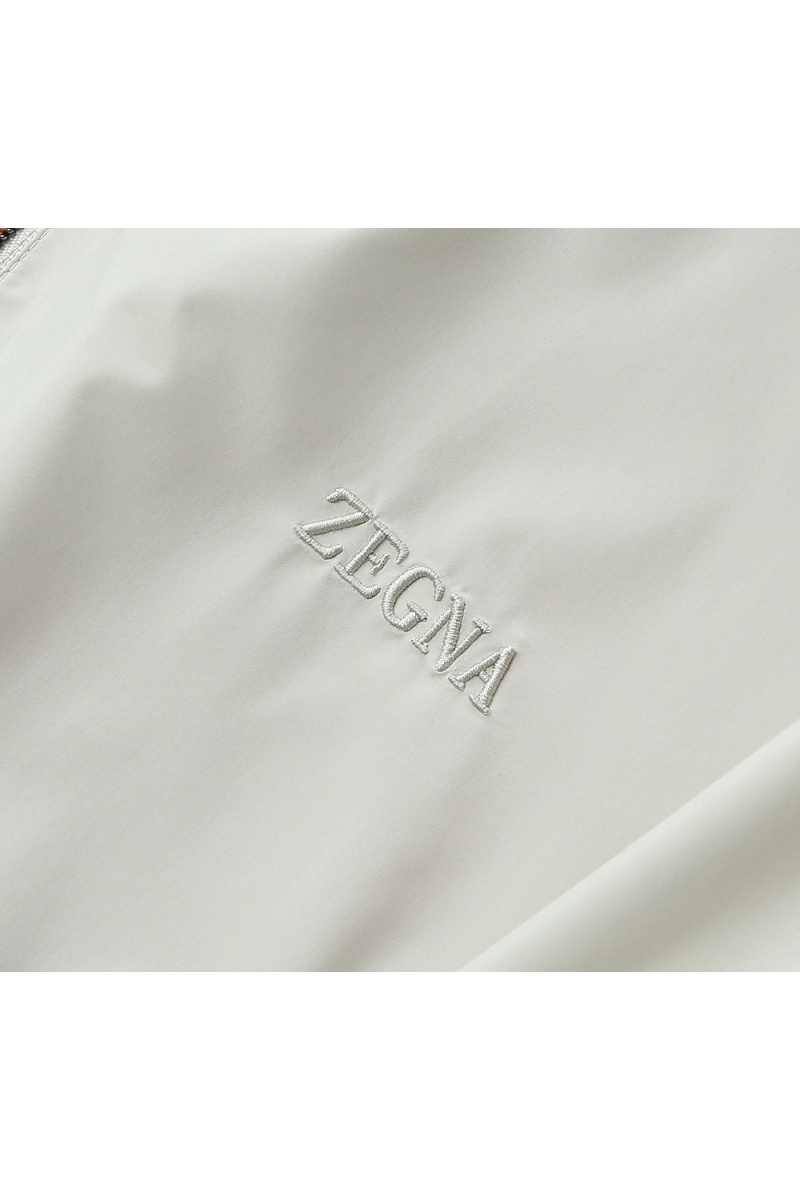 Zegna Мужская бежевая ветровка 