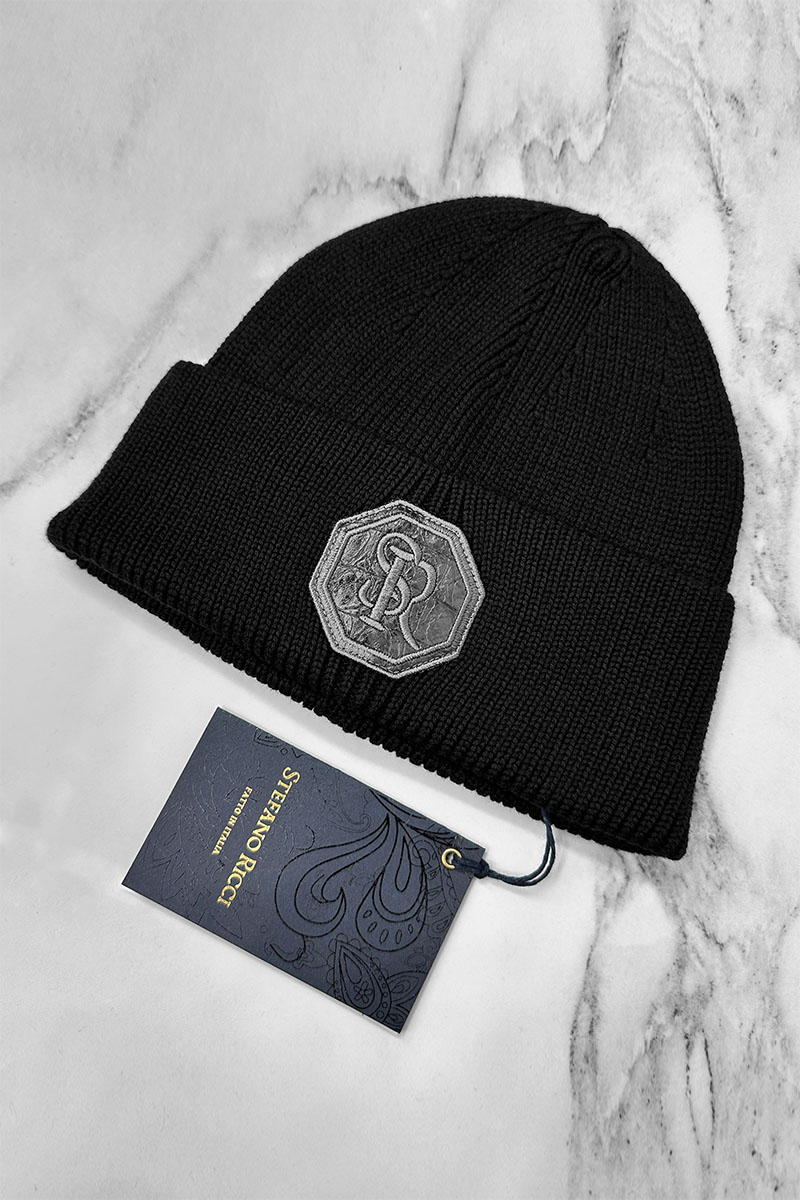 Stеfаnо Riссi Шапка logo-embroidered - Black