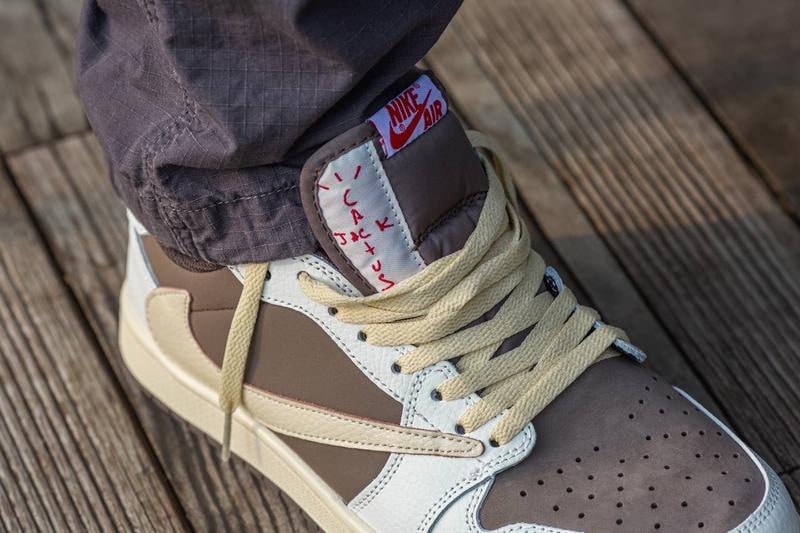 Nike Кроссовки Travis Scott x AJ1 Low "Reverse Mocha" Premium