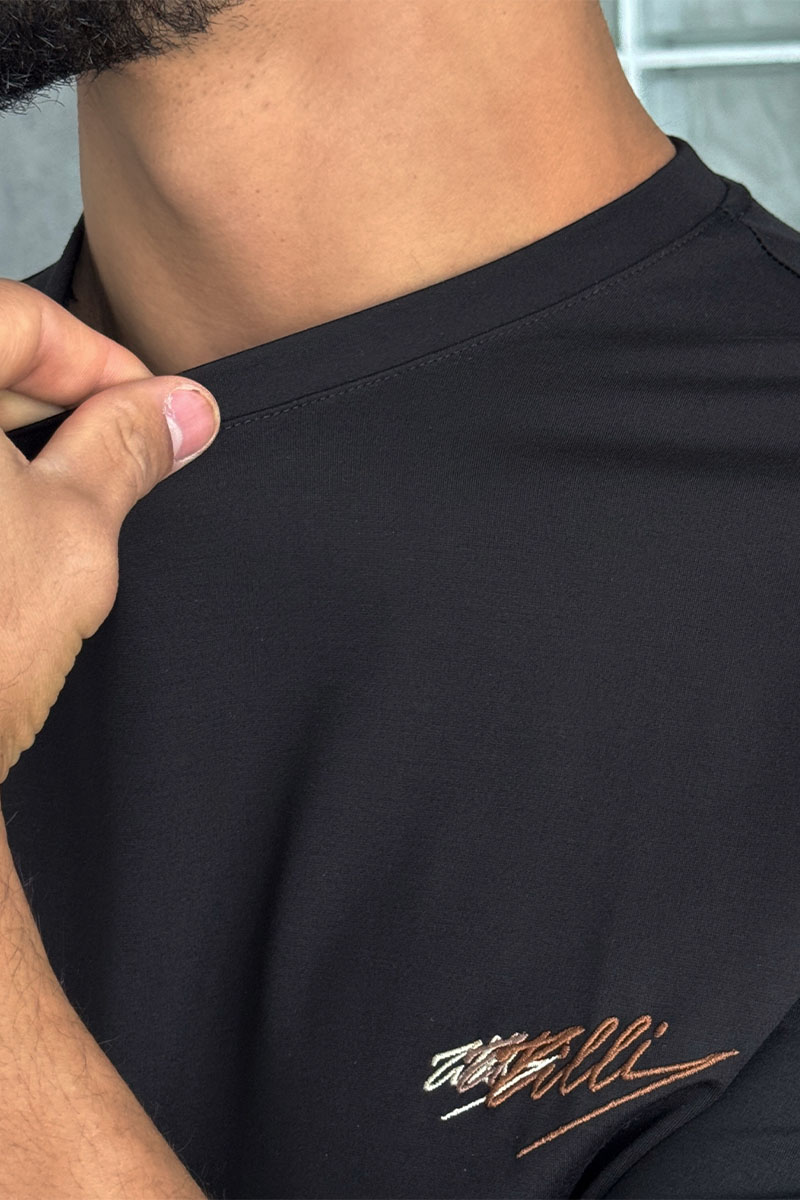 Zilli Мужская чёрная футболка 