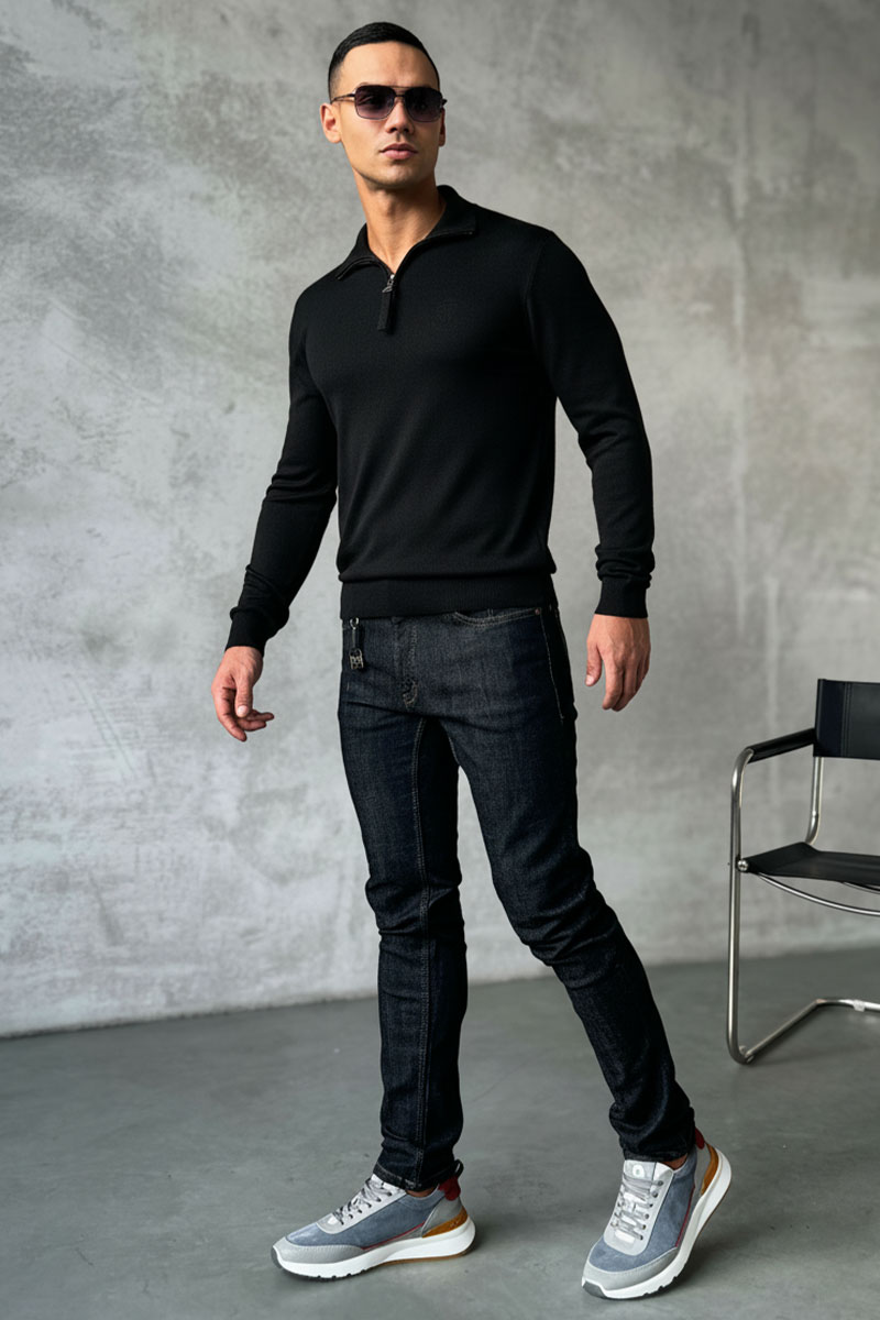 Billionaire Мужская кофта zip-up - Black 