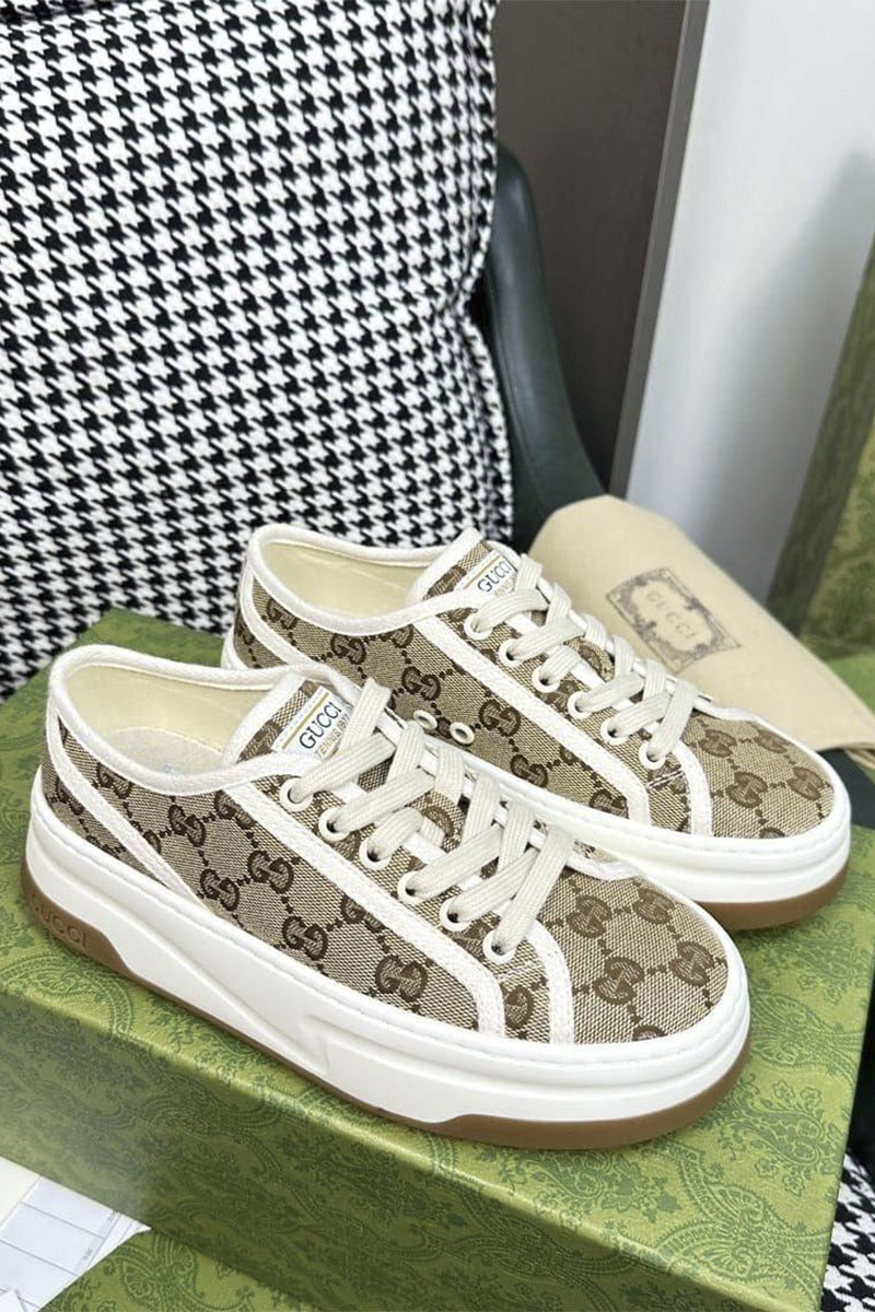Gucci Женские кроссовки Tennis 1977 premium