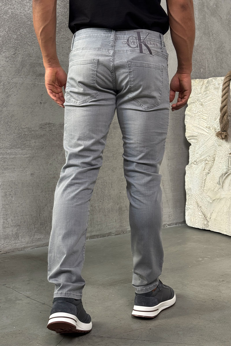 Calvin Klein Мужские джинсы signature selvedge - Grey 
