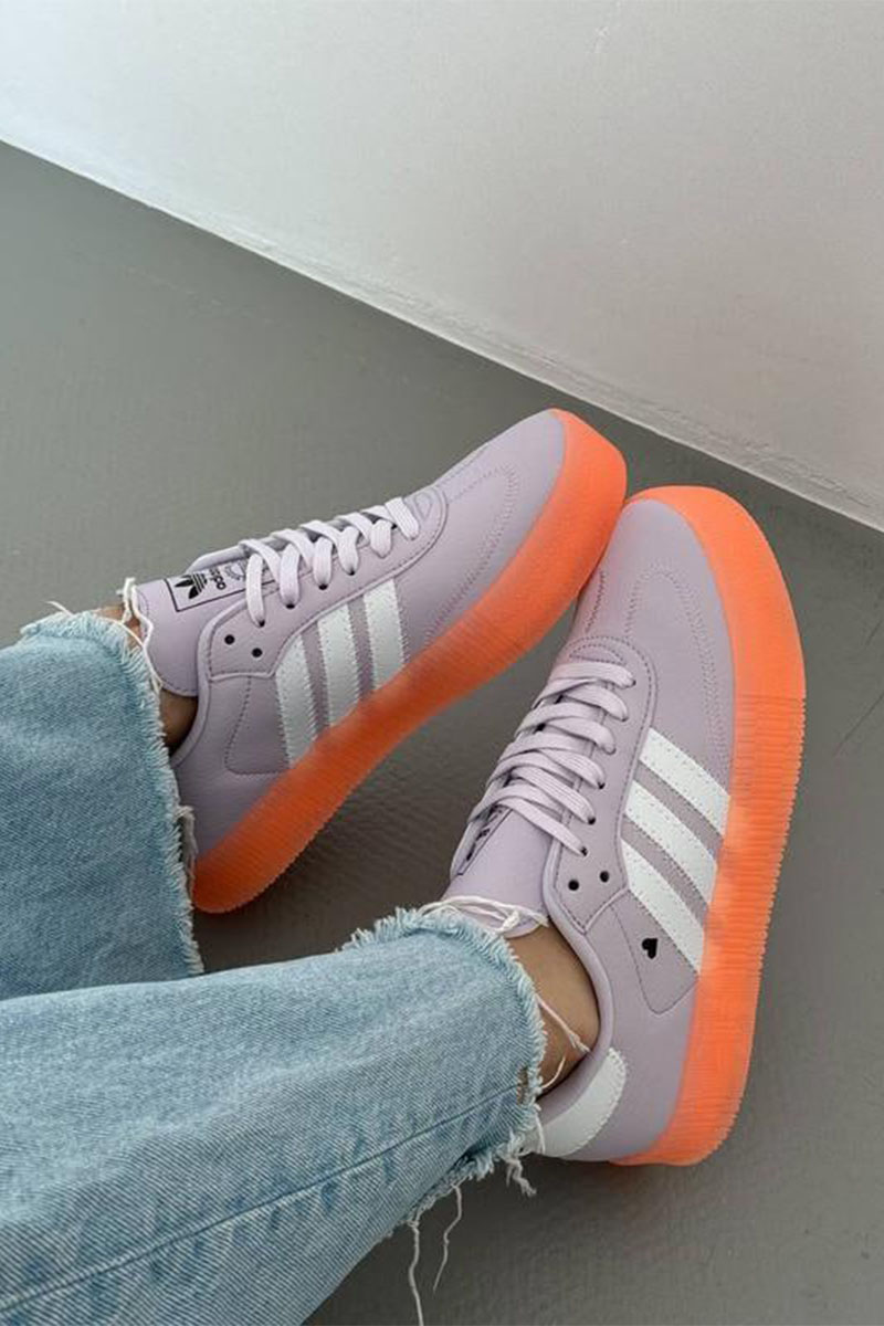 Adidas Кроссовки Samba - Purple / Orange