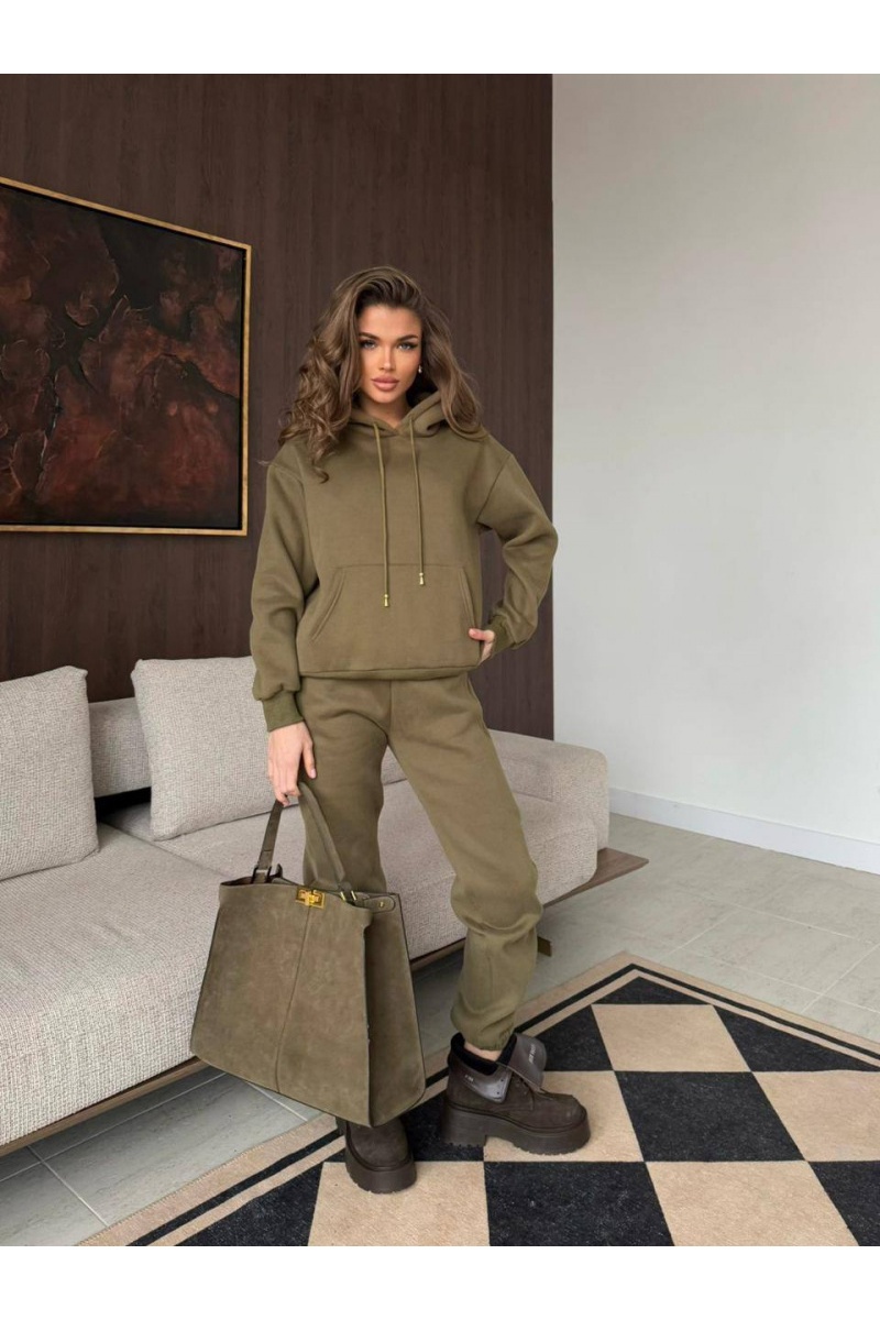 Schiaparelli Женский костюм тройка на флисе premium - Green