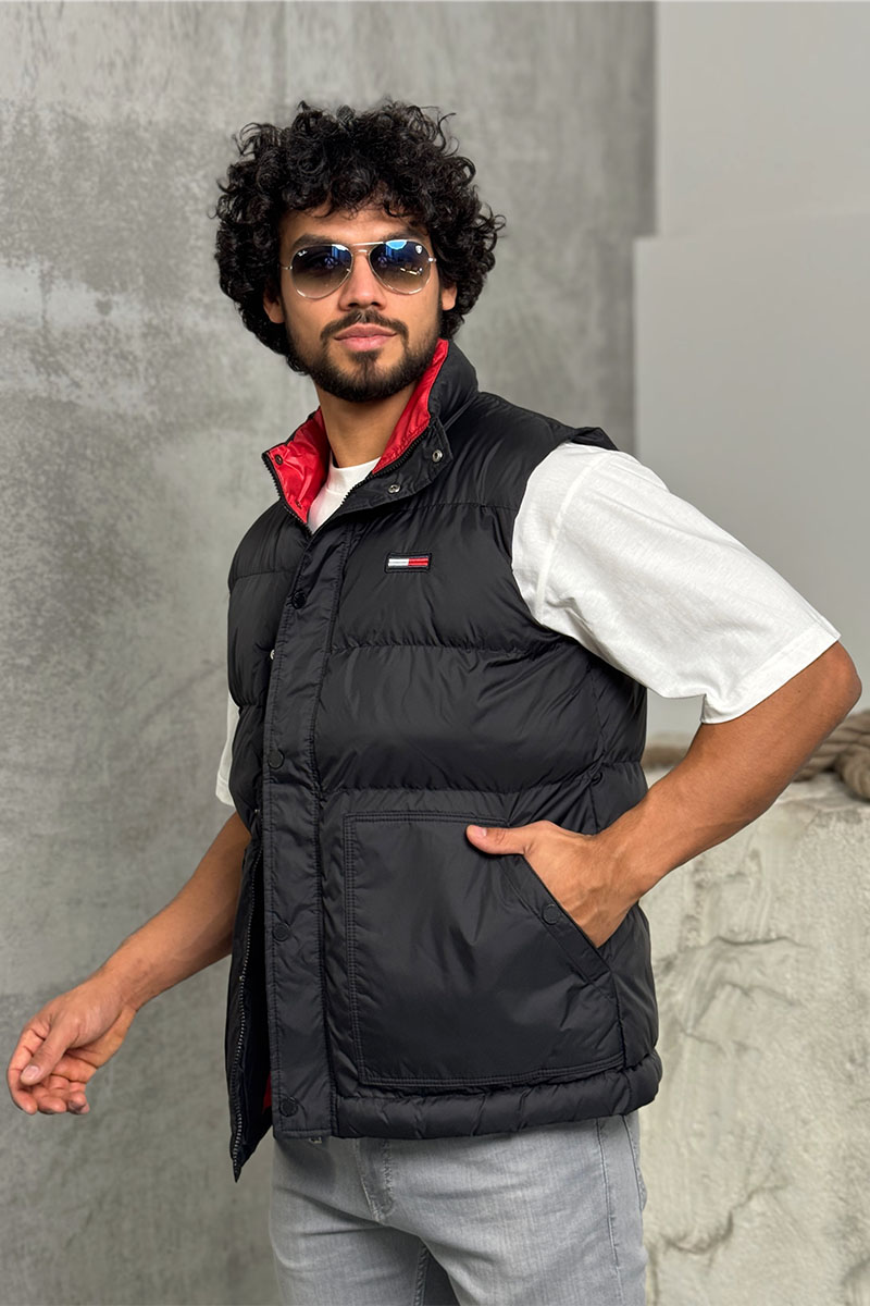 Tommy Hilfiger Мужской чёрный жилет 