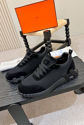 Мужские чёрные кроссовки Bouncing