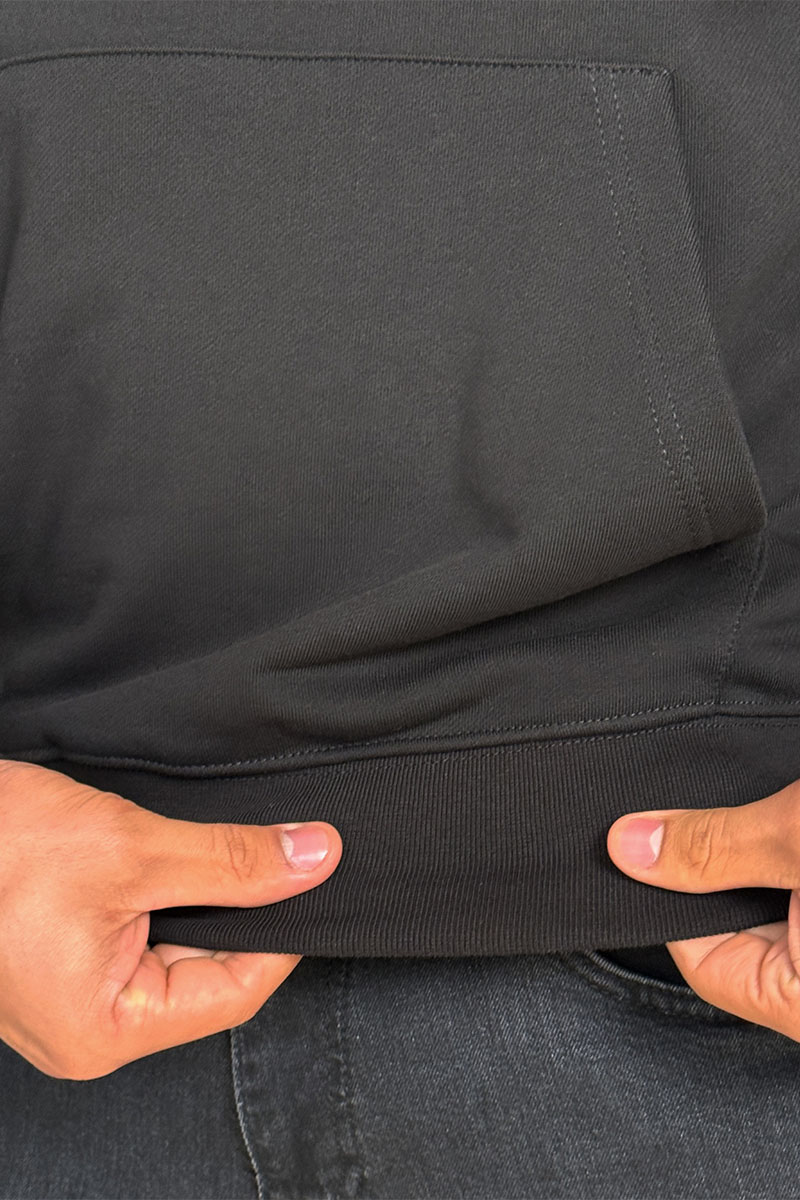 Palm Angels Чёрное худи rhinestone-embellished logo print 