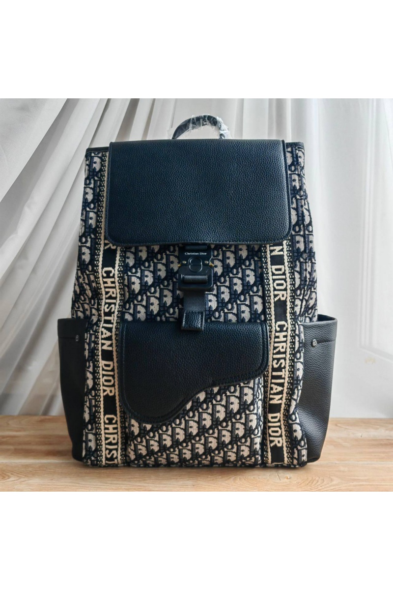 Dior Рюкзак Oblique Jacquard 42x30 см - White