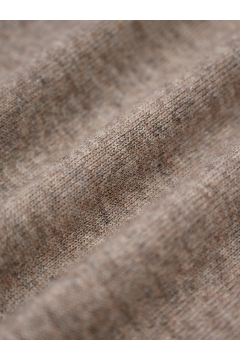 Loro Piana Бежевое поло с длинным рукавом premium