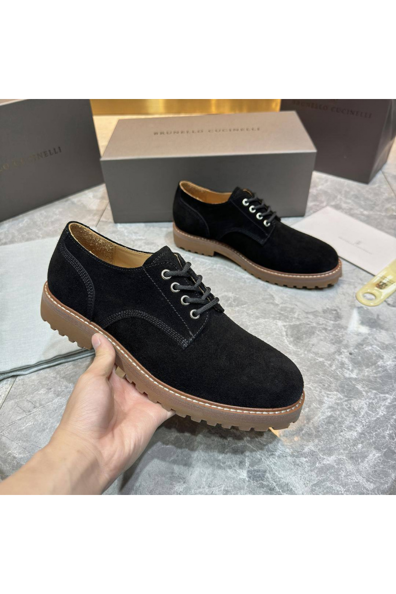 Brunеllо Сuсinеlli Замшевые ботинки чёрного цвета