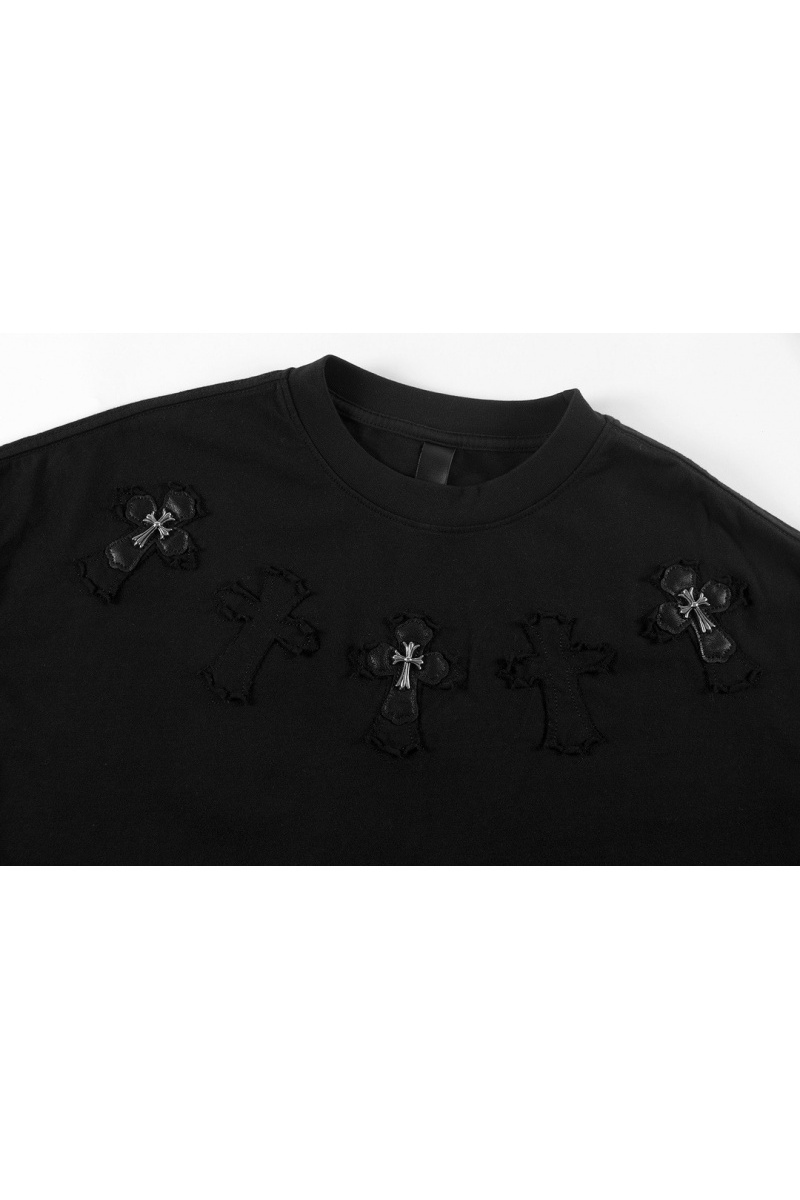 Designer Clothing Чёрная оверсайз футболка Gothic logo
