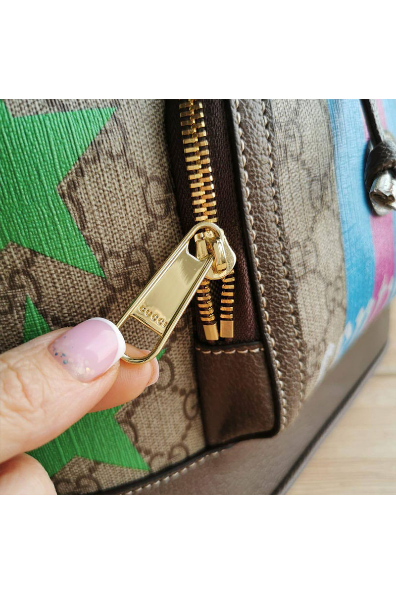 Gucci Кожаный рюкзак with interlocking G 26.5x30 см