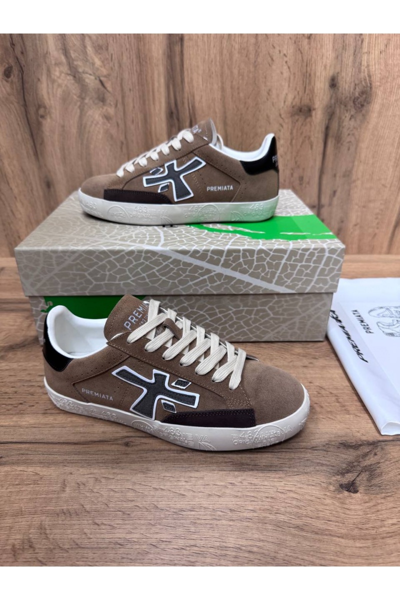 Premiata Женские замшевые кроссовки Sista WI