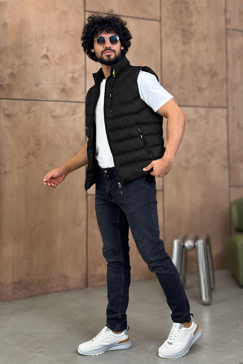 Designer Clothing Жилет чёрного цвета Parajumpers