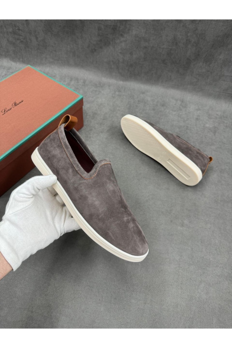 Loro Piana Мужские лоферы Venice Walk - Grey