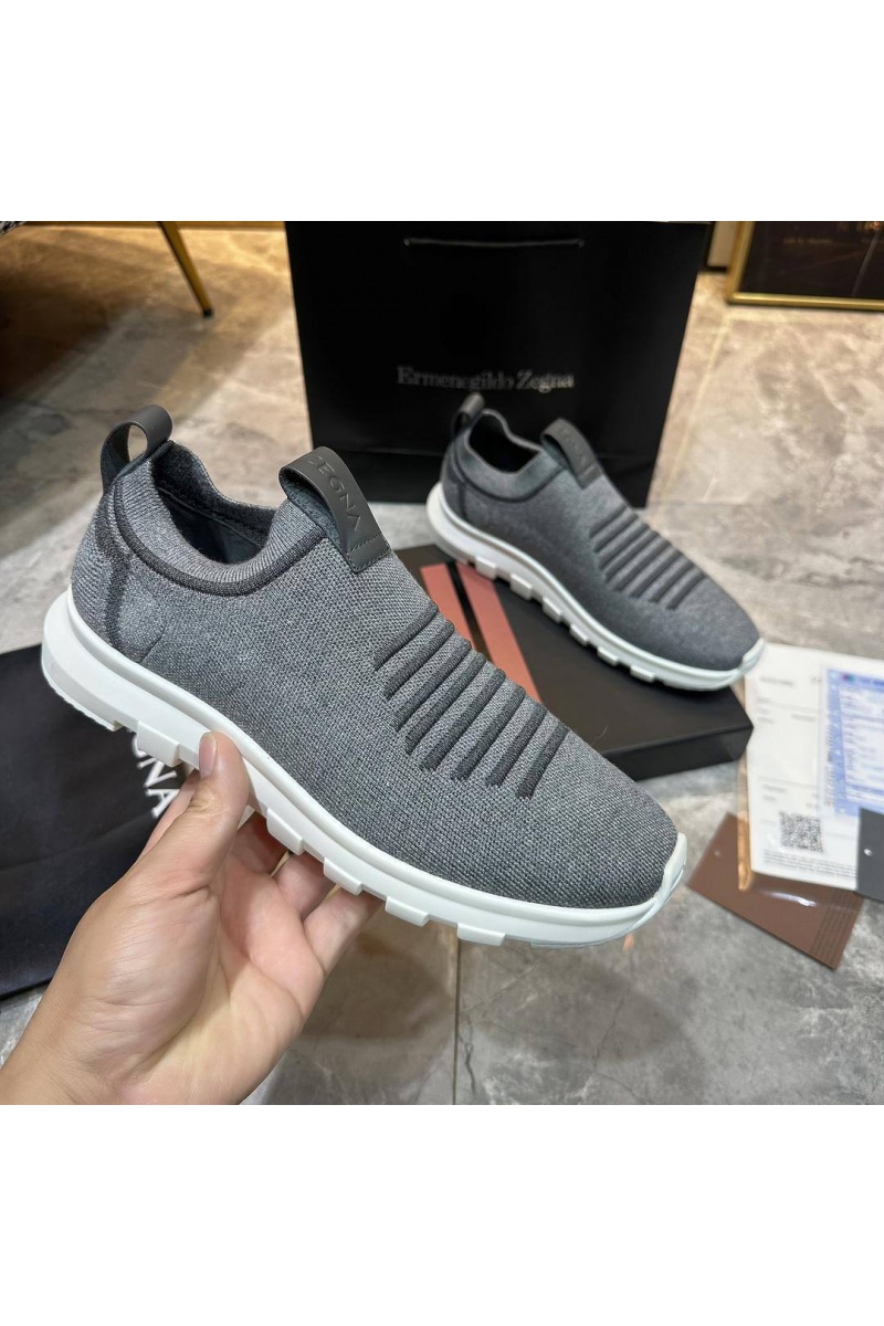 Zegna Мужские текстильные кроссовки