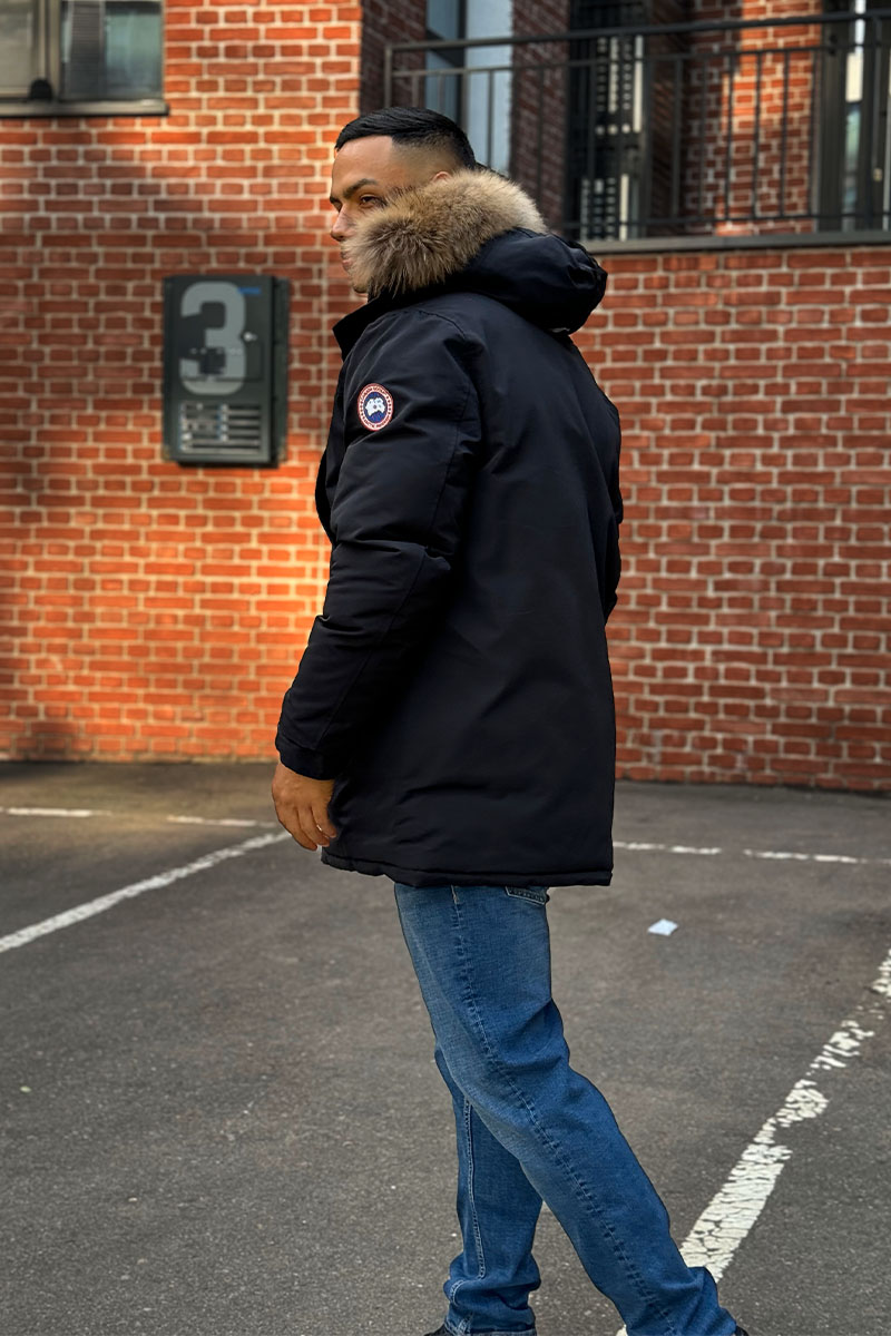 Canada Goose Утеплённая парка Langford - Black 