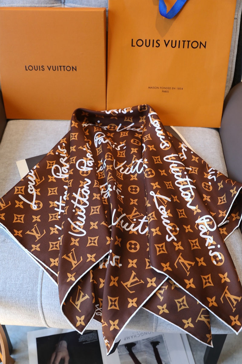 Lоuis Vuittоn Платок Script Square premium 89x88 см