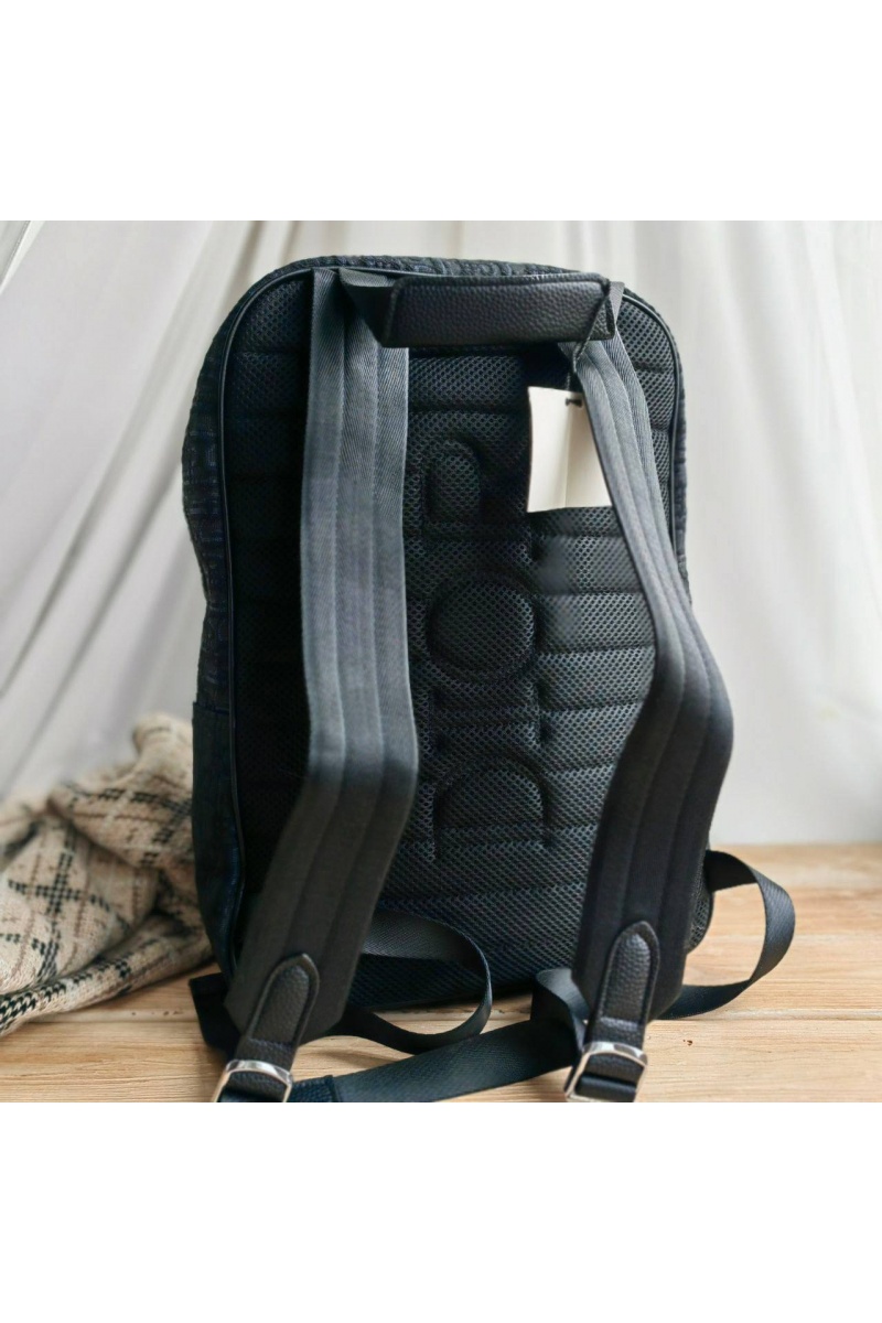 Dior Рюкзак Oblique Jacquard 39x30 см - Black