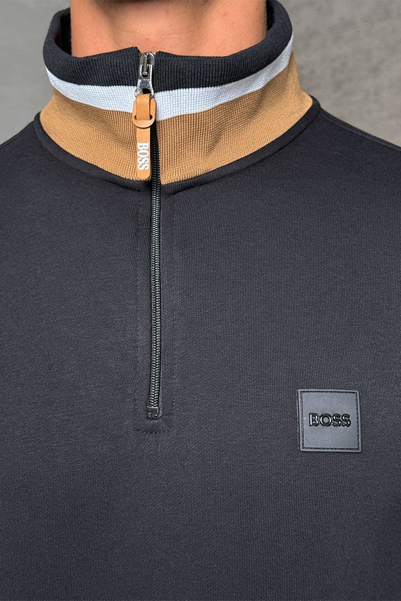 Hugо Воss Мужской чёрный джемпер 