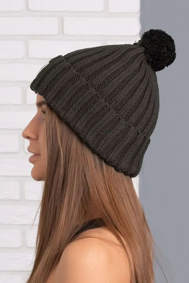 Diesel Шапка logo-patch - Khaki