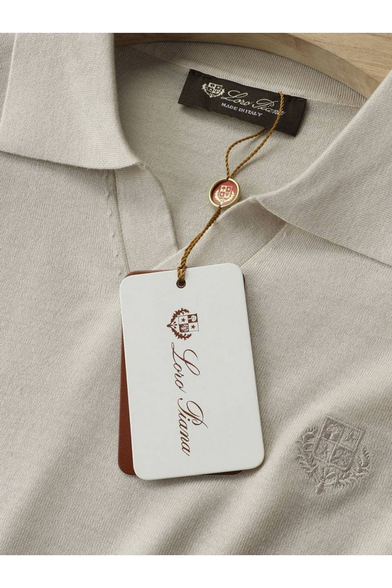 Loro Piana Поло с длинным рукавом premium - Brown