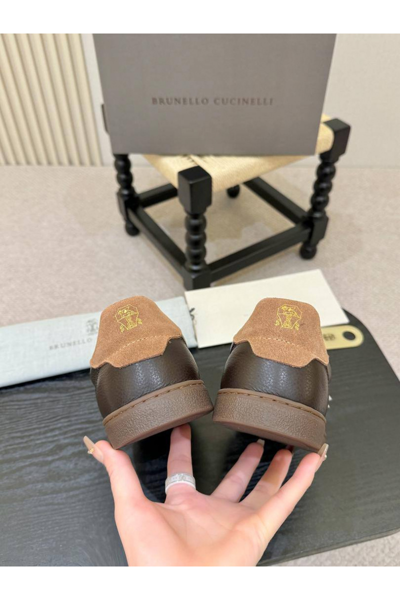 Brunеllо Сuсinеlli Кожаные кроссовки low-top - Brown