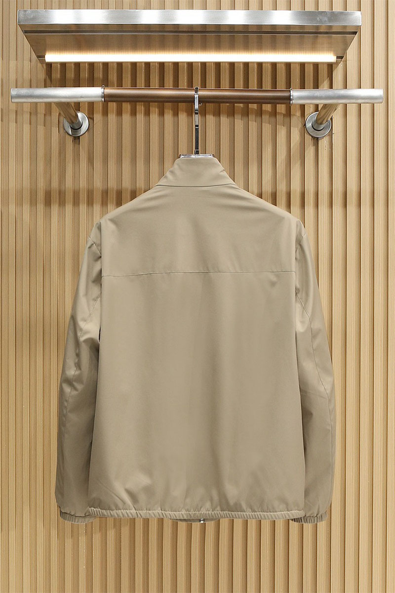 Zegna Мужская бежевая ветровка 