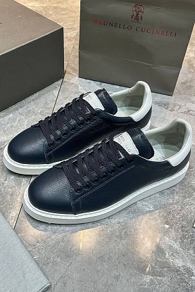 Мужские кроссовки grain leather - Navy