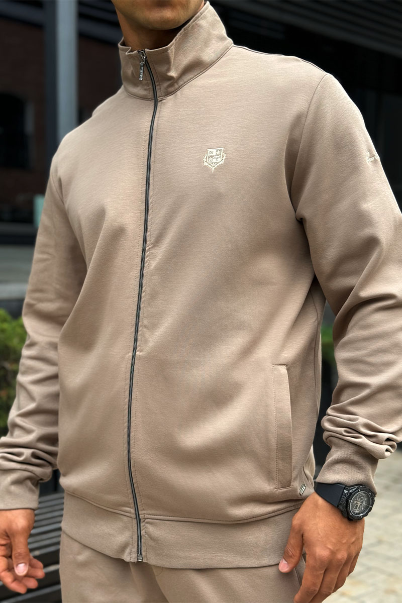 Loro Piana Спортивный костюм logo-embroidered - Beige