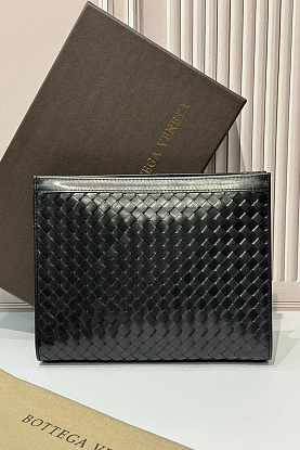 Кожаный клатч Intreccio premium 26x20x6.5 см