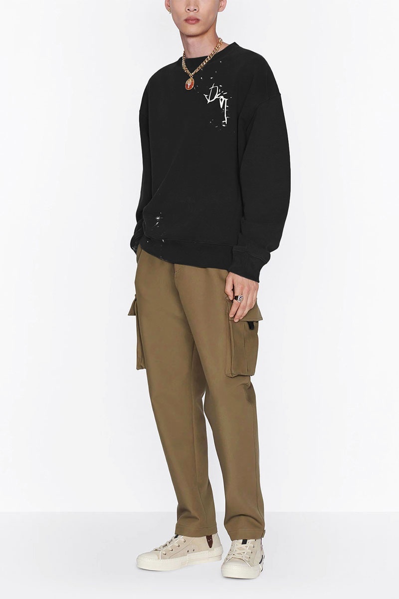 Dior Свитшот чёрного цвета Cactus Jack