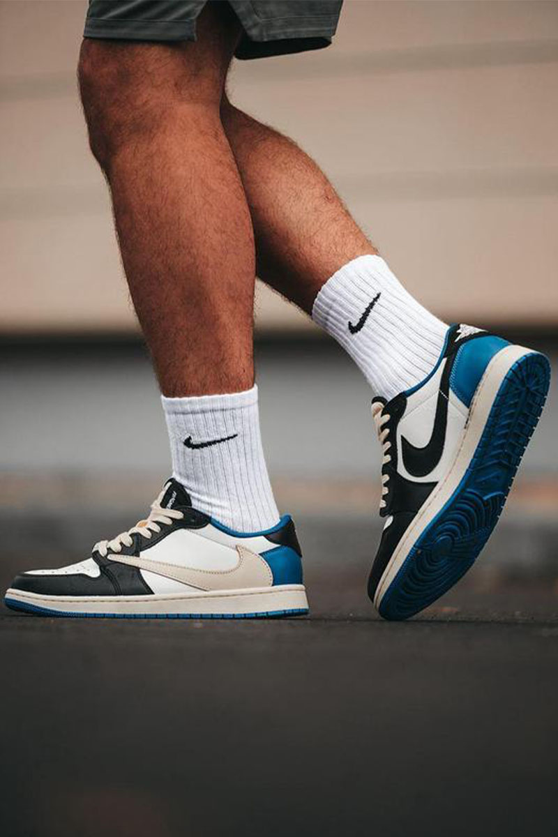 Nike Кроссовки Travis Scott x Fragment x AJ1 Low