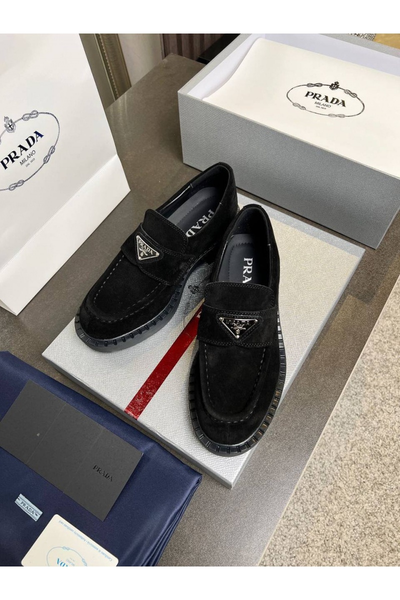 Prada Мужские замшевые лоферы premium