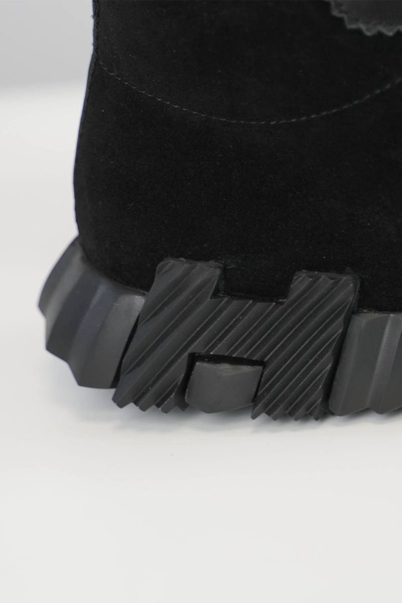 Hermes Кроссовки с мехом Bouncing high-top - Black