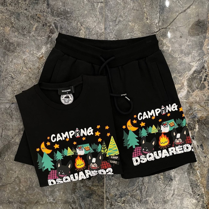 Dsquared2 Мужская футболка "Camping" - Black