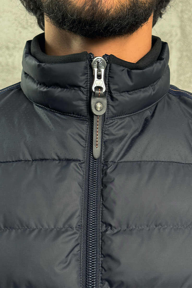 Designer Clothing Мужской тёмно-синий жилет Parajumpers