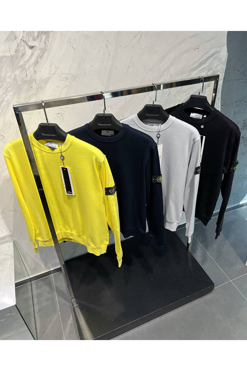 Stone Island Свитшот тёмно-синего цвета compass-patch