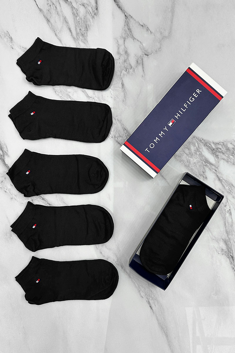 Tommy Hilfiger Комплект чёрных носков 