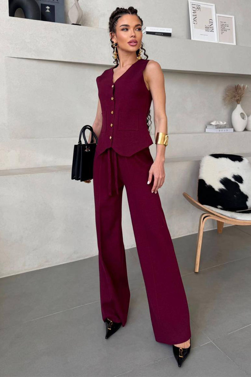Schiaparelli Женский бордовый костюм premium