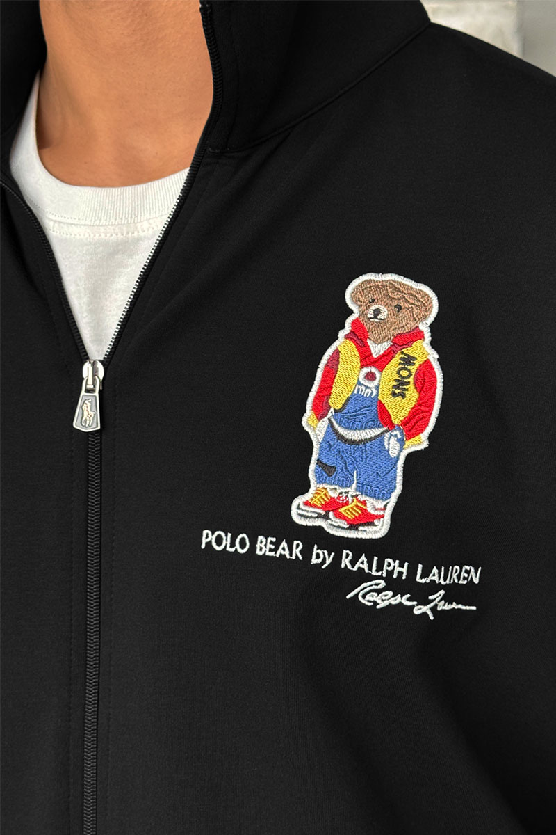 Polo Ralph Lauren Чёрная кофта на молнии "Bear"