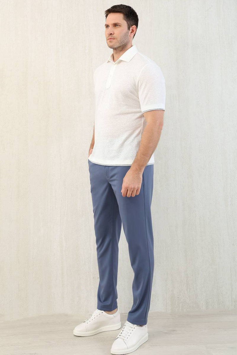 Loro Piana Мужские брюки Premium - Denim Blue