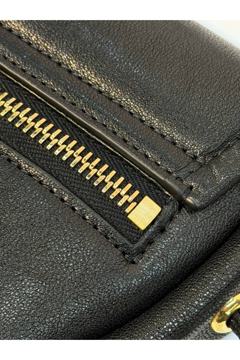 Celine Кожаная сумка Little Halfmoon Soft Triomphe premium 25x13x5 см