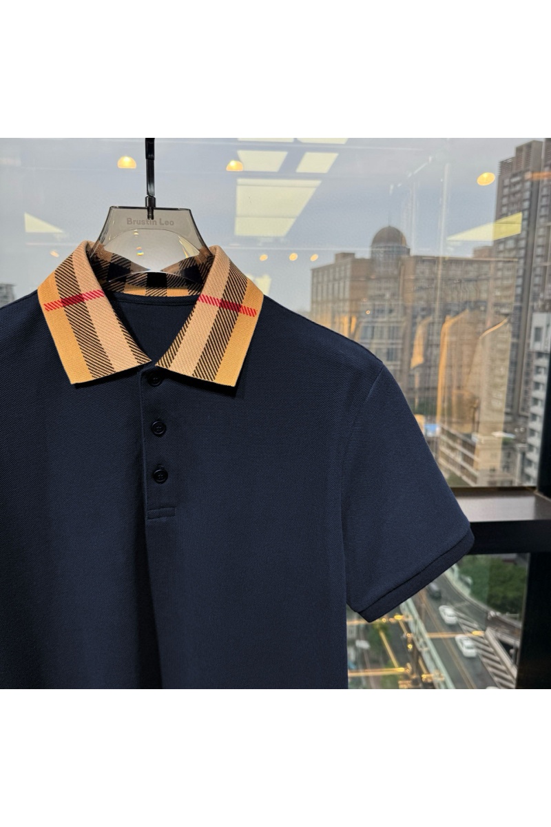 Burberry Мужское поло Premium - Navy