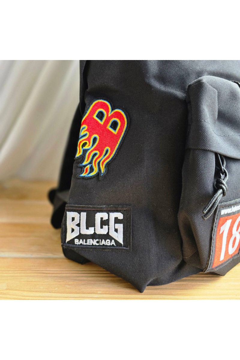 Balenciaga Текстильный рюкзак Explorer Animation 42x32 см