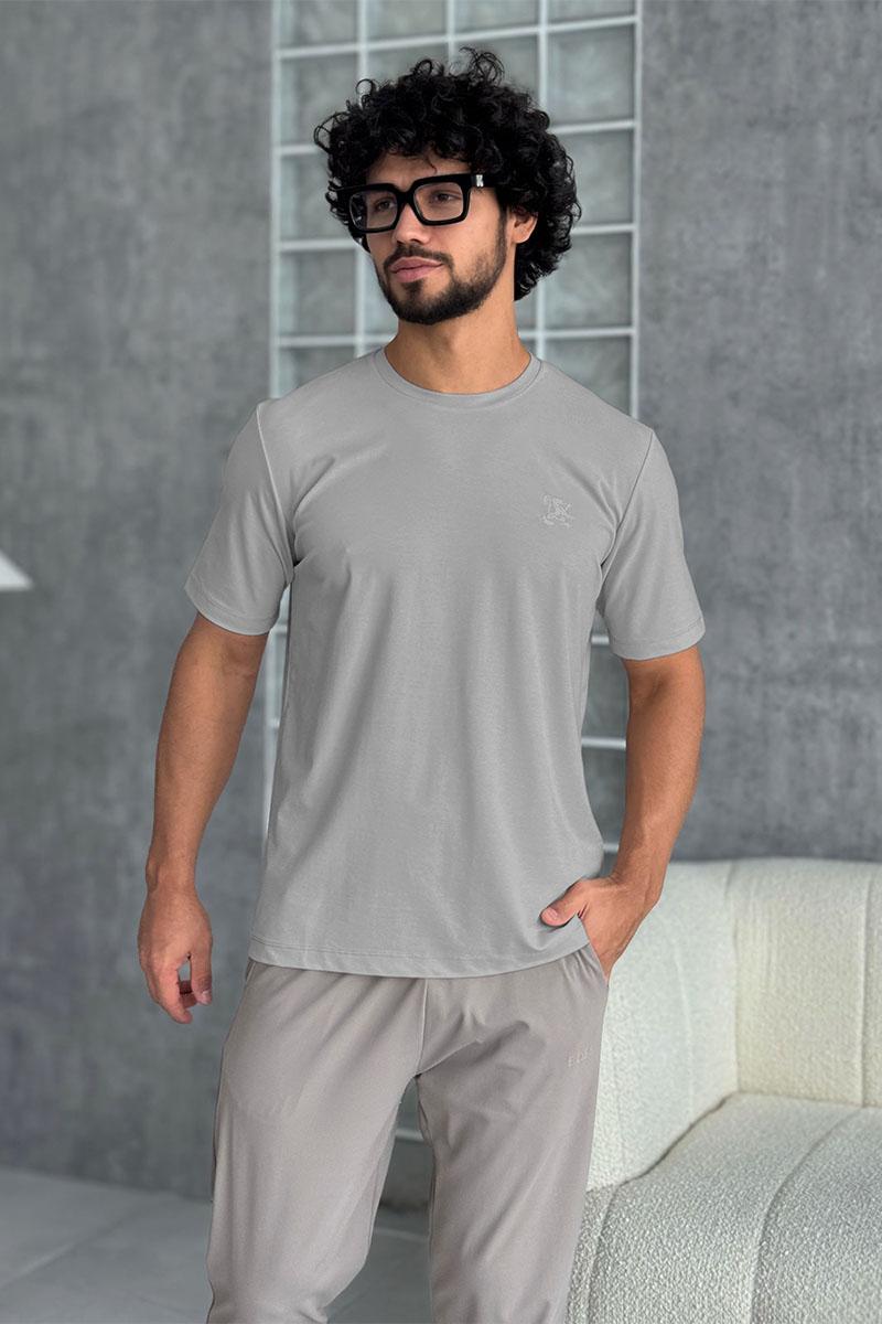 Zilli Мужская серая футболка 